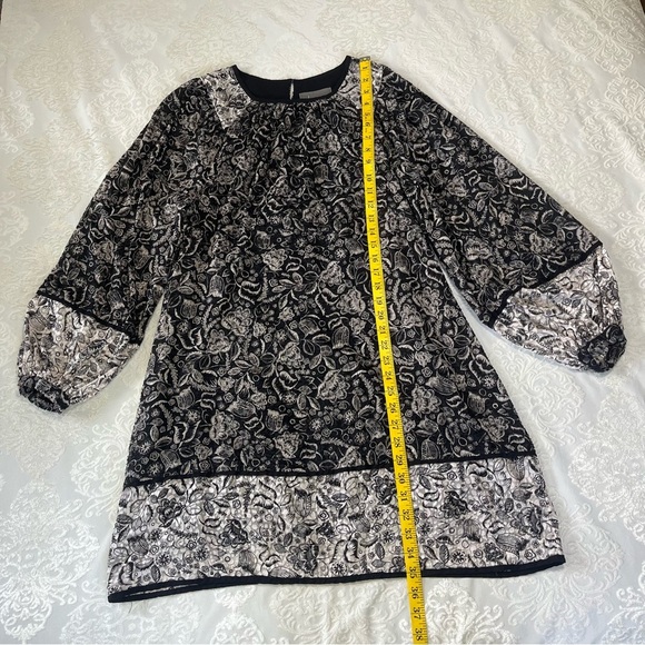 Anthropologie Susanne Tunic Dress Black Long Sleeve Size Medium - Picture 5 of 9